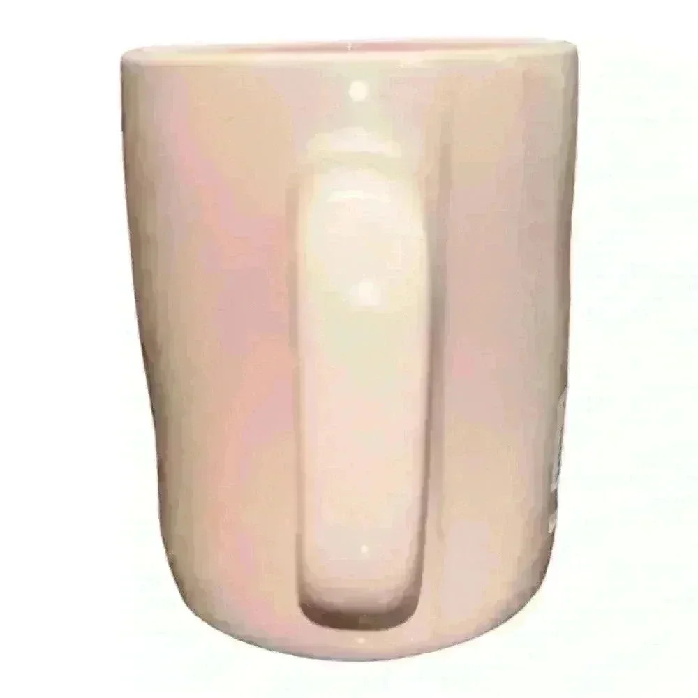 NWT Rae Dunn By Magenta PEEP PEEP Pink Ceramic Coffee Mug - Picture 2 of 5